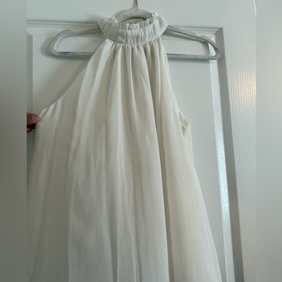 H&M Off-White Ruffled Top - Picture 2 of 7